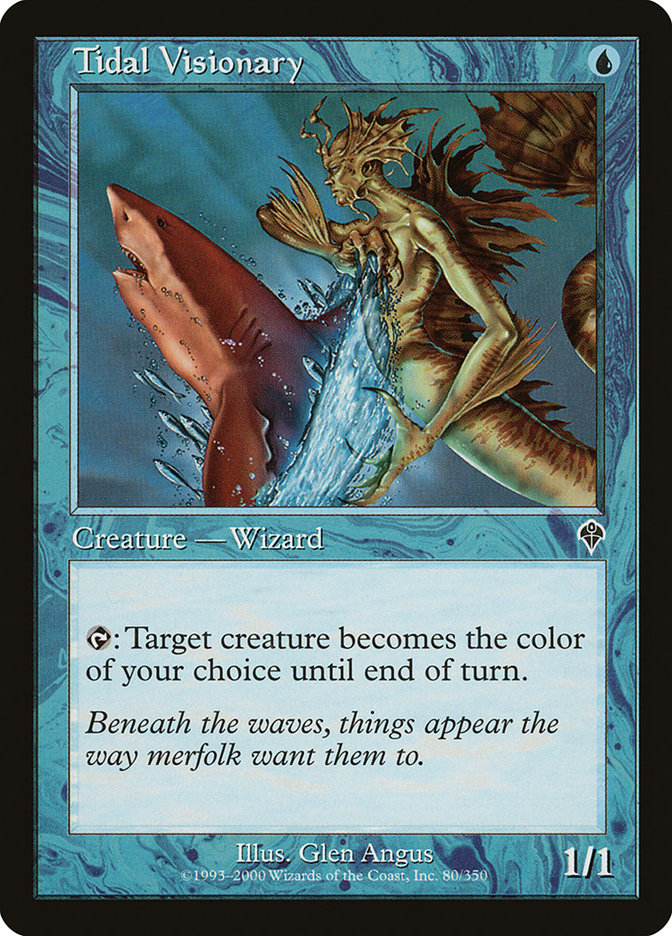 Tidal Visionary - [Foil, Retro Frame] Invasion (INV)