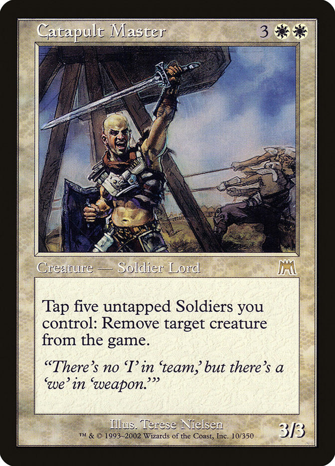 Catapult Master - [Foil, Retro Frame] Onslaught (ONS)