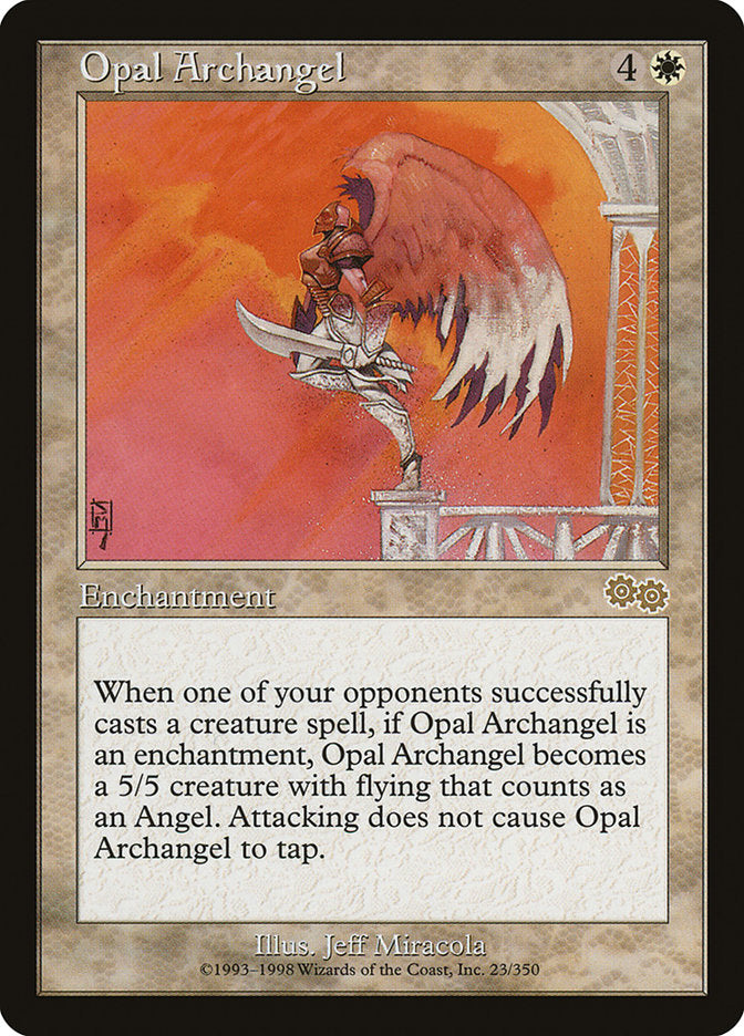 Opal Archangel - [Retro Frame] Urza's Saga (USG)