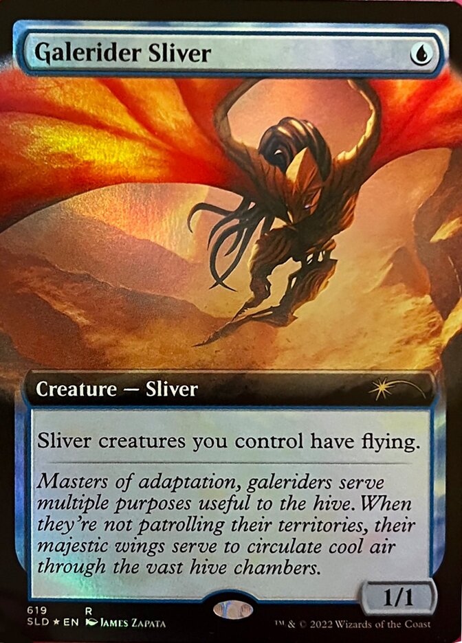 Galerider Sliver (619) - [Foil, Extended Art] Secret Lair Drop (SLD)