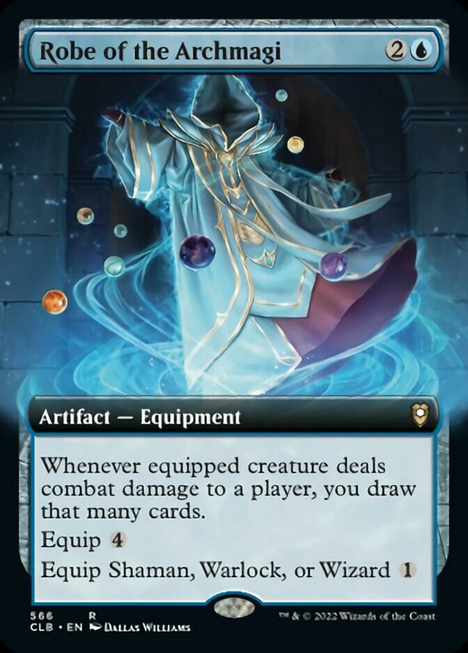 Robe of the Archmagi - [Foil, Extended Art] Commander Legends: Battle for Baldur's Gate (CLB)