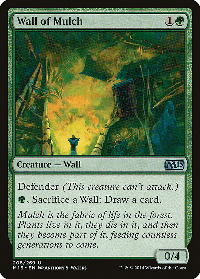 Wall of Mulch - [Foil] Magic 2015 (M15)