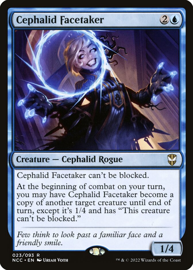 Cephalid Facetaker - [Foil] New Capenna Commander (NCC)