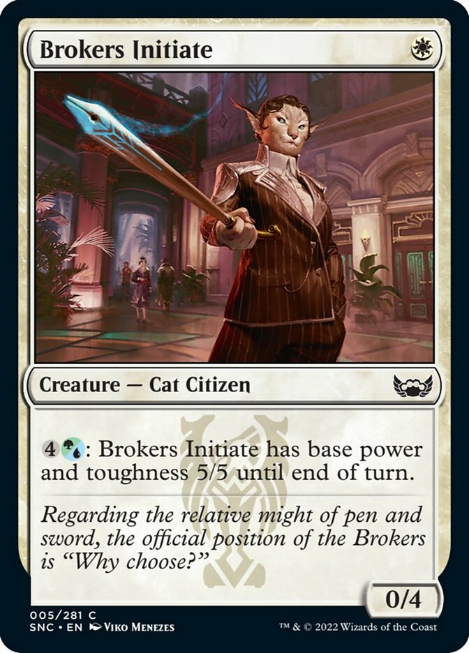 Brokers Initiate - Streets of New Capenna (SNC)