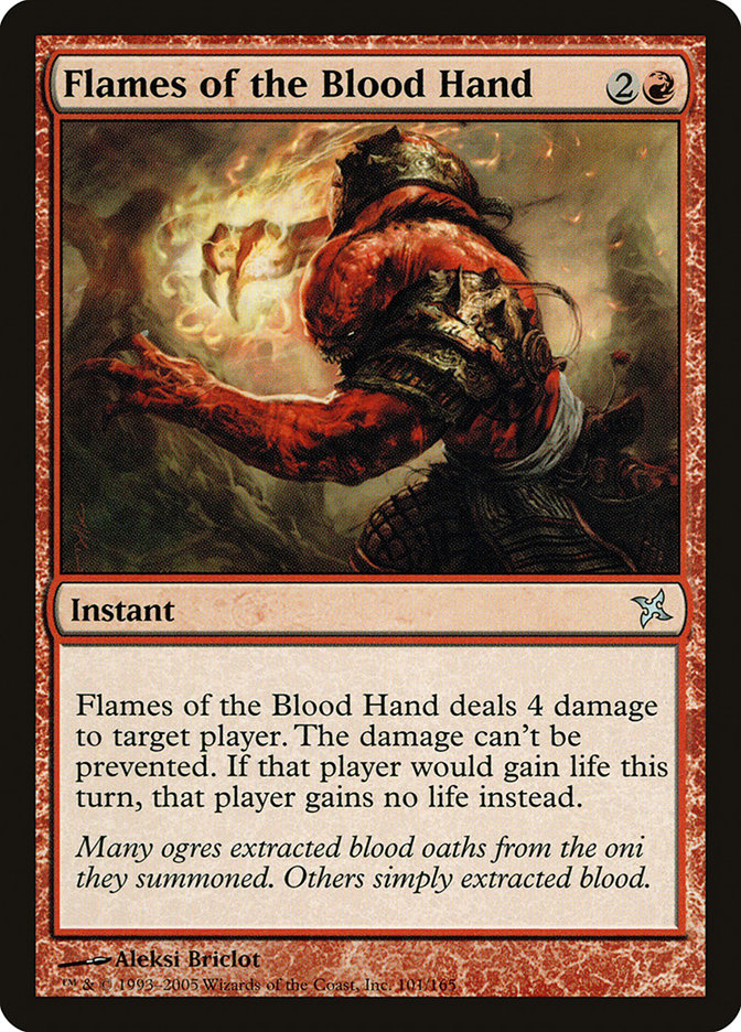 Flames of the Blood Hand - [Foil] Betrayers of Kamigawa (BOK)