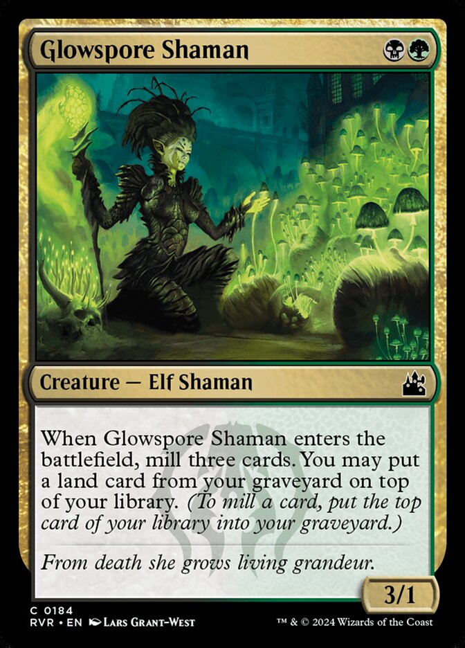 Glowspore Shaman - Ravnica Remastered (RVR)