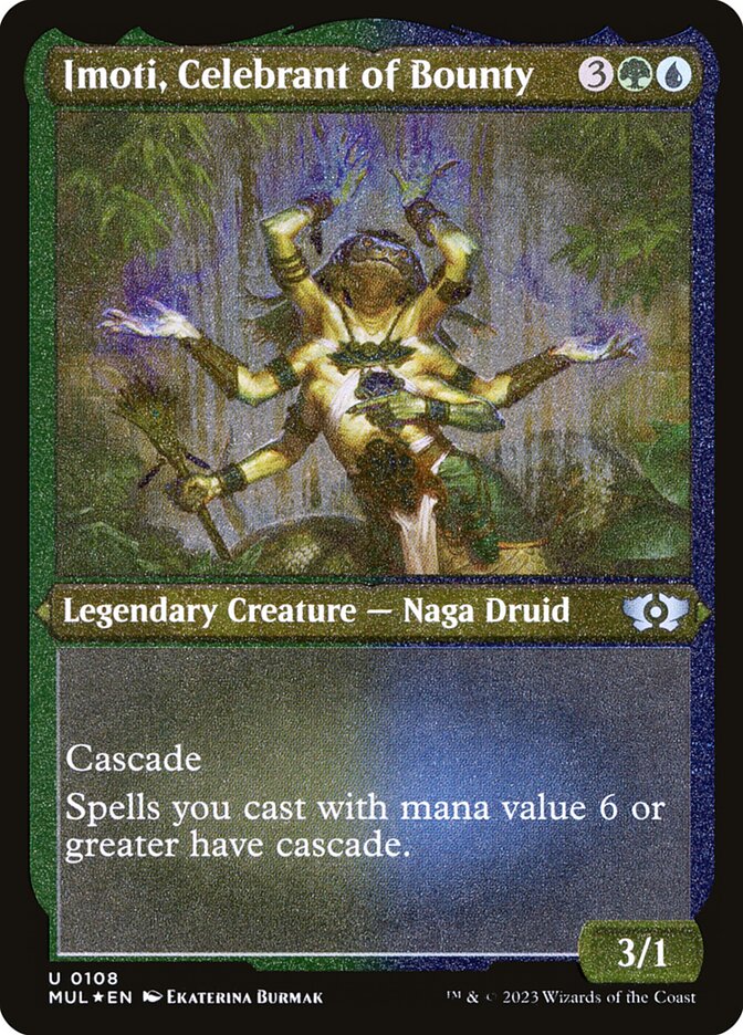 Imoti, Celebrant of Bounty - [Etched Foil] Multiverse Legends (MUL)