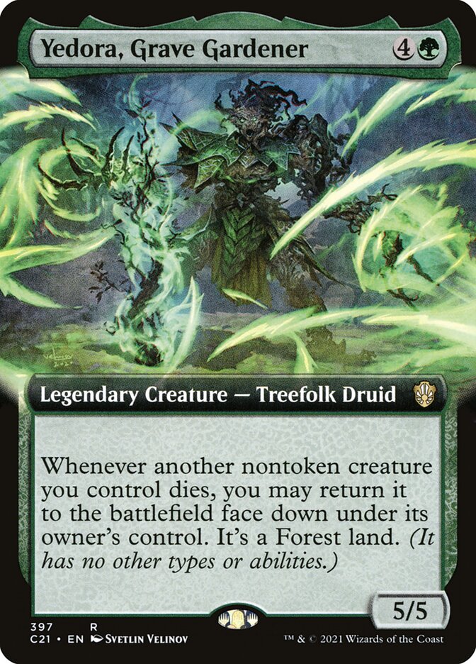 Yedora, Grave Gardener - [Extended Art] Commander 2021 (C21)