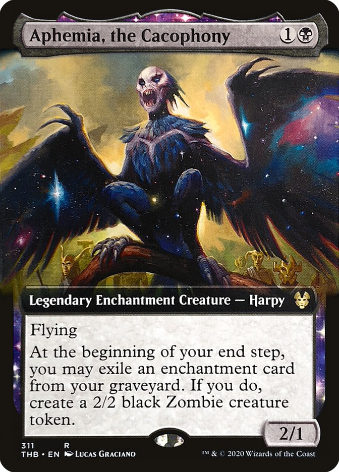 Aphemia, the Cacophony - [Extended Art] Theros Beyond Death (THB)