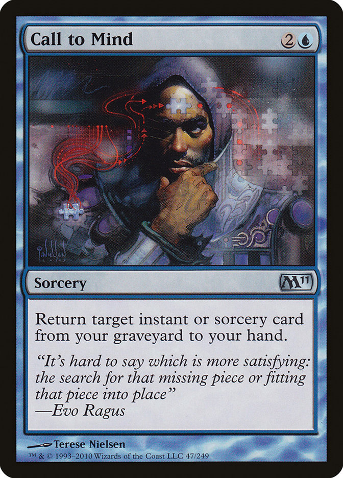 Call to Mind - [Foil] Magic 2011 (M11)
