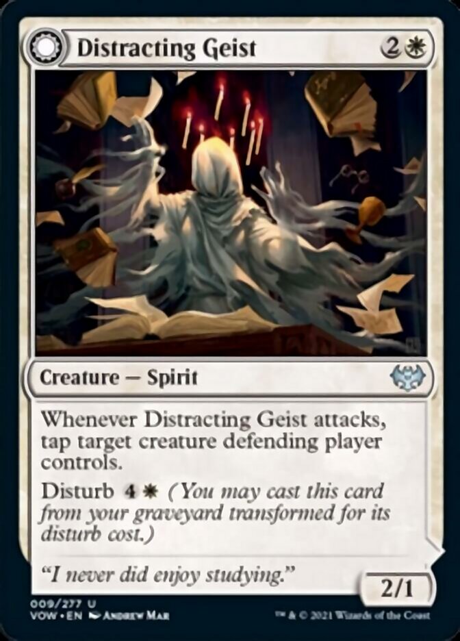 Distracting Geist // Clever Distraction - [Foil] Innistrad: Crimson Vow (VOW)