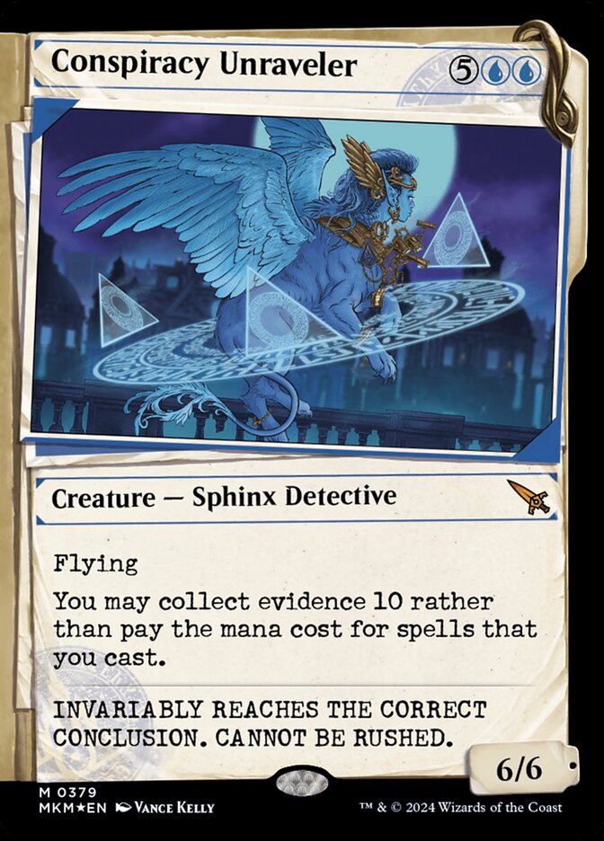 Conspiracy Unraveler - [Foil, Invisible Ink] Murders at Karlov Manor (MKM)