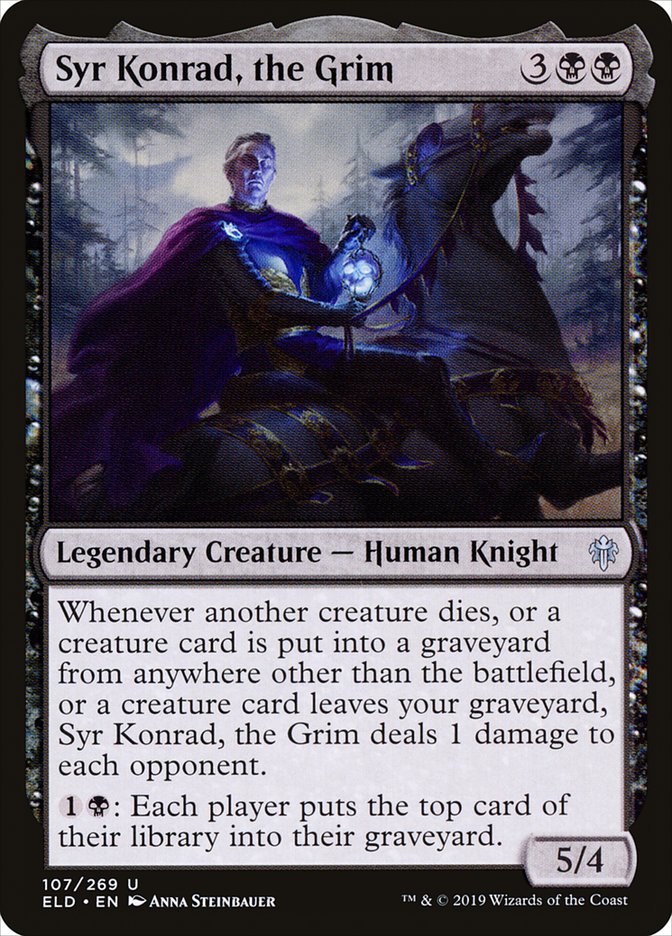 Syr Konrad, the Grim - [Foil] Throne of Eldraine (ELD)