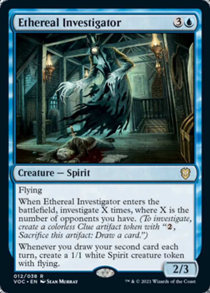 Ethereal Investigator - [Foil] Crimson Vow Commander (VOC)