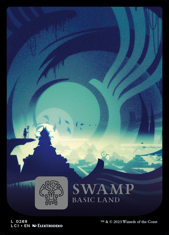Swamp (289) - [Foil, Full Art] The Lost Caverns of Ixalan (LCI)