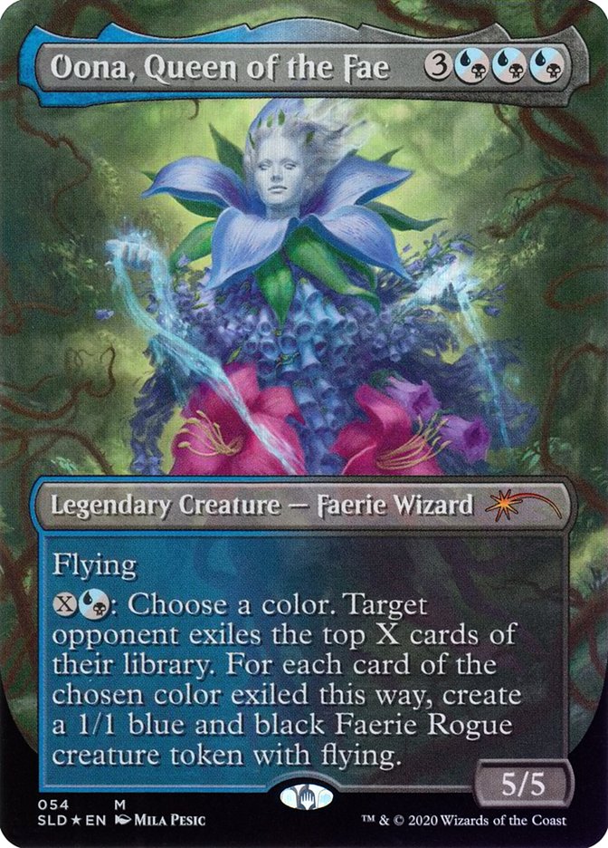 Oona, Queen of the Fae (54) - [Foil, Borderless] Secret Lair Drop (SLD)