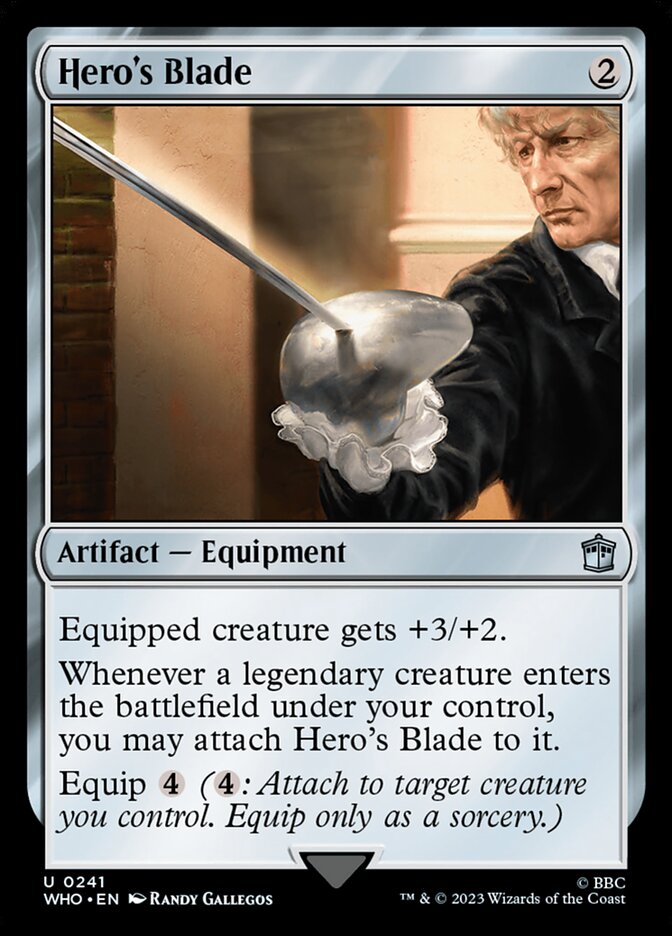 Hero's Blade - [Foil] Doctor Who (WHO)