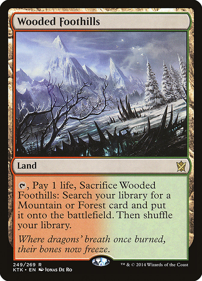 Wooded Foothills - [Foil] Khans of Tarkir (KTK)
