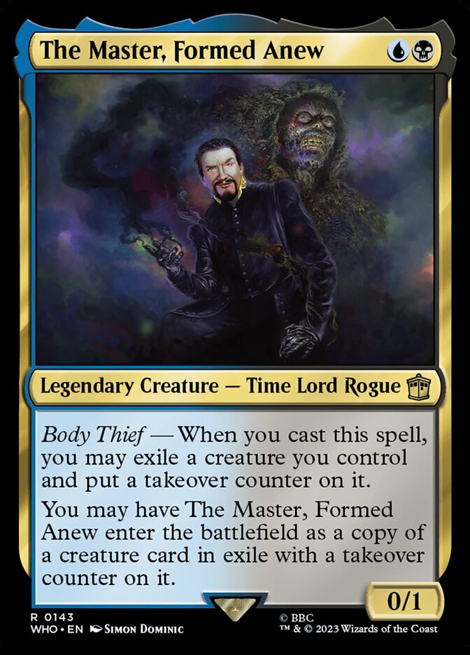 The Master, Formed Anew - [Foil] Doctor Who (WHO)