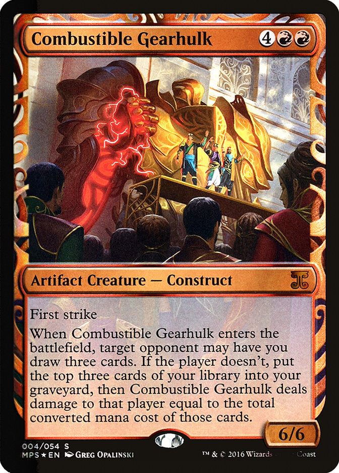 Combustible Gearhulk - [Foil] Kaladesh Inventions (MPS)