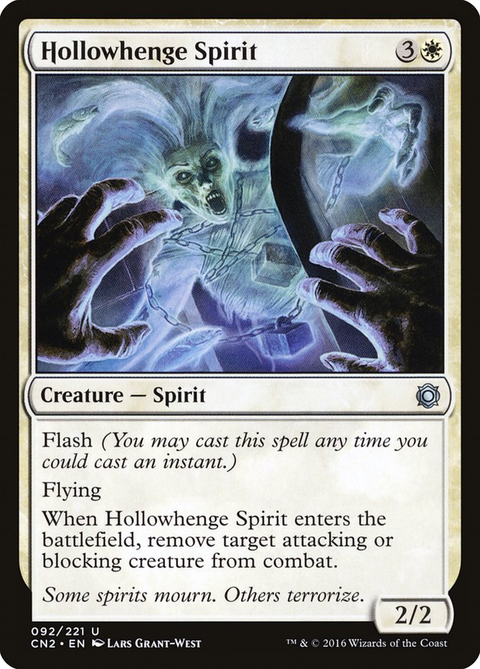 Hollowhenge Spirit - [Foil] Conspiracy: Take the Crown (CN2)