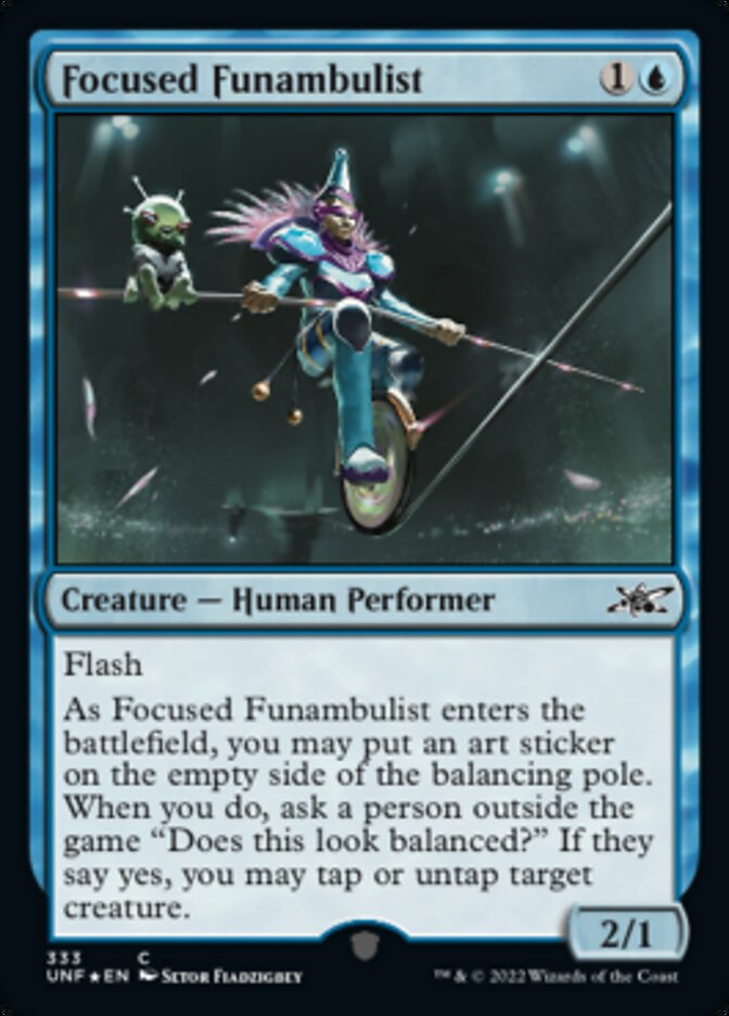 Focused Funambulist - [Galaxy Foil] Unfinity (UNF)