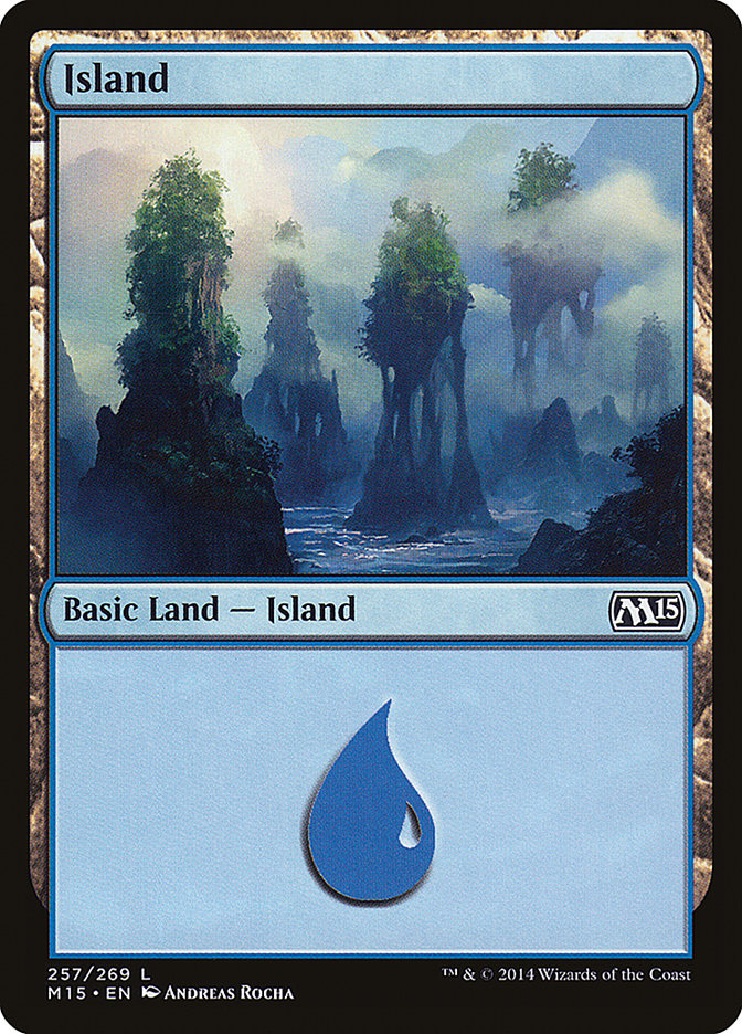 Island (257) - [Foil] Magic 2015 (M15)
