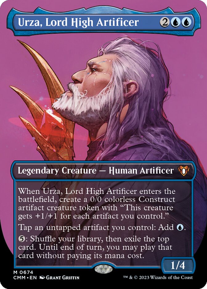 Urza, Lord High Artificer - [Borderless] Commander Masters (CMM)