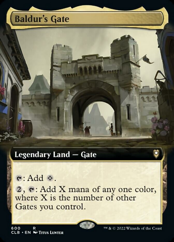 Baldur's Gate - [Foil, Extended Art] Commander Legends: Battle for Baldur's Gate (CLB)