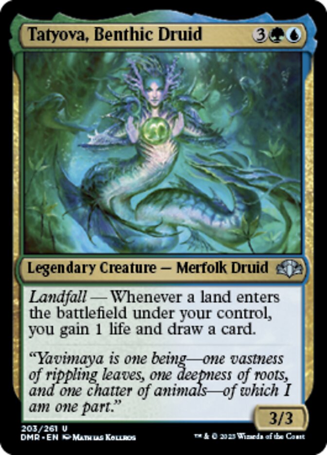 Tatyova, Benthic Druid - [Foil] Dominaria Remastered (DMR)