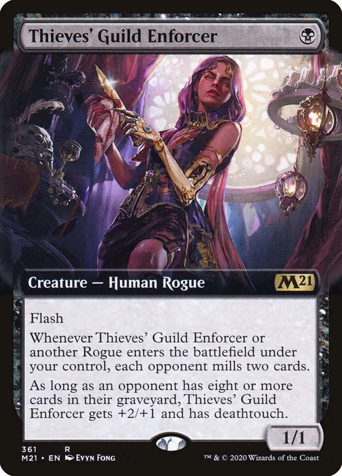 Thieves' Guild Enforcer - [Extended Art] Core Set 2021 (M21)