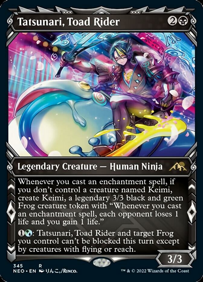Tatsunari, Toad Rider - [Showcase] Kamigawa: Neon Dynasty (NEO ...