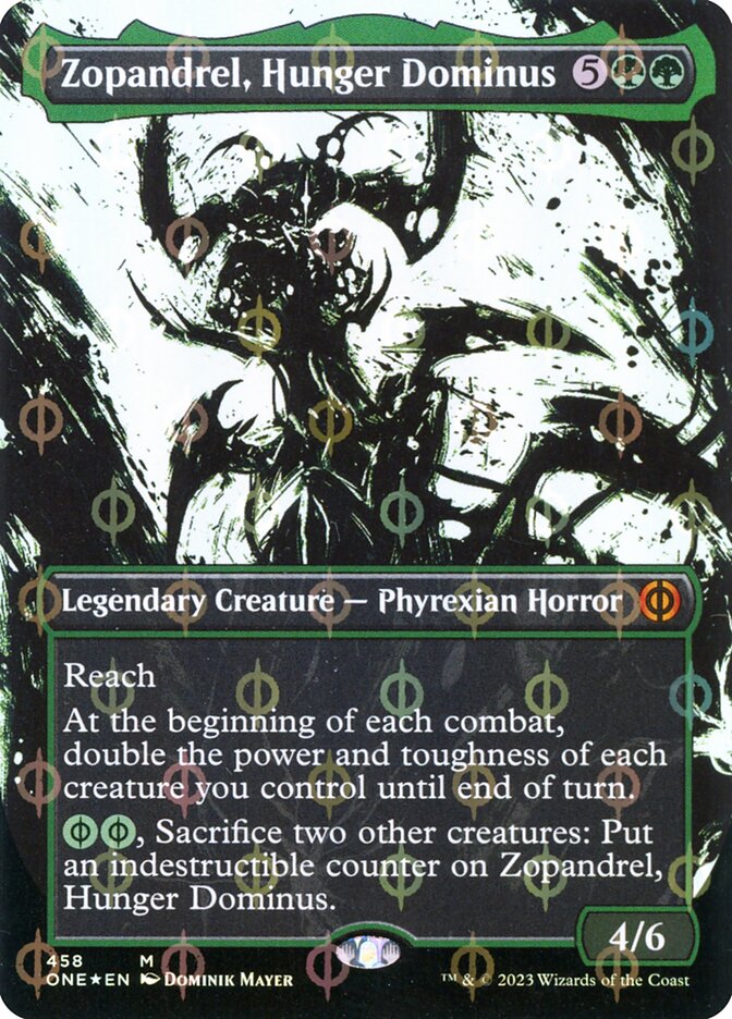 Zopandrel, Hunger Dominus - [Step and Compleat Foil, Showcase] Phyrexia: All Will Be One (ONE)