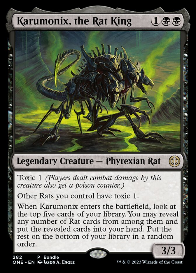 Karumonix, the Rat King - [Foil, Promo] Phyrexia: All Will Be One (ONE)