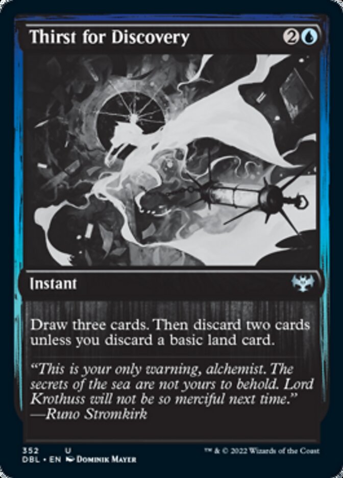 Thirst for Discovery - [Foil] Innistrad: Double Feature (DBL)
