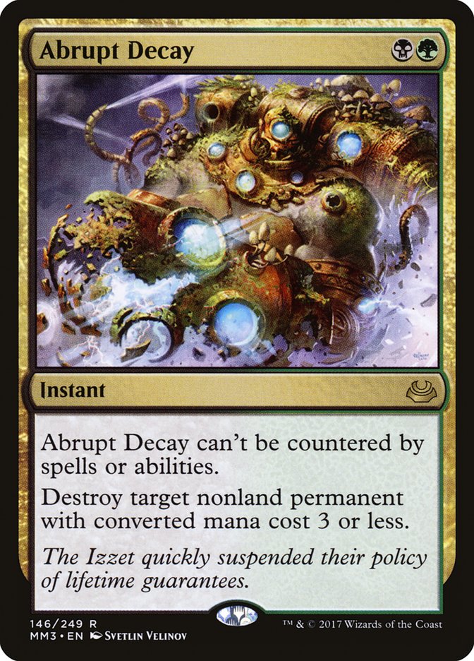 Abrupt Decay - [Foil] Modern Masters 2017 (MM3)