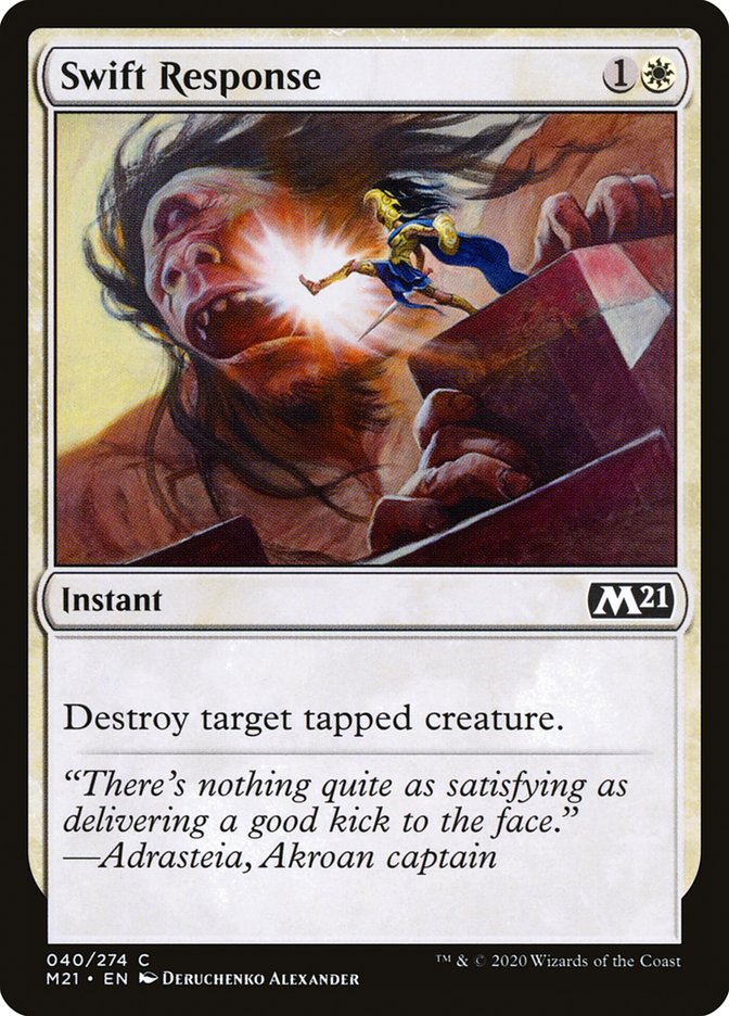 Swift Response - [Foil] Core Set 2021 (M21)