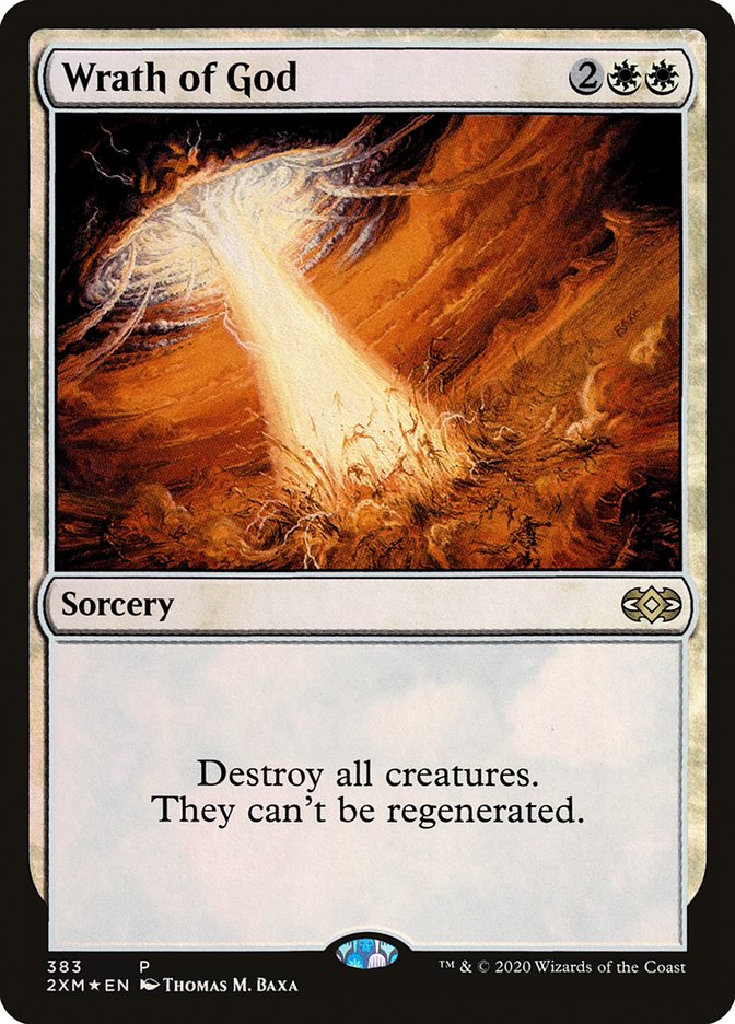 Wrath of God - [Foil, Promo] Double Masters (2XM)