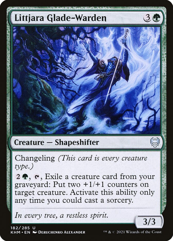 Littjara Glade-Warden - [Foil] Kaldheim (KHM)