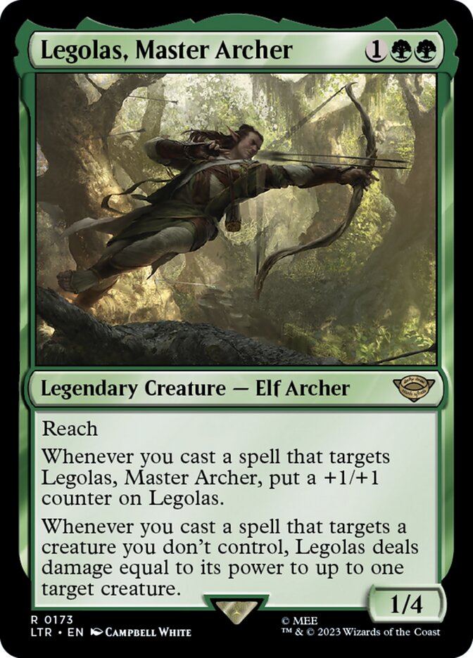 Legolas, Master Archer - [Foil] The Lord of the Rings: Tales of Middle-earth (LTR)