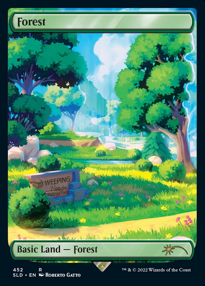 Forest (452) - [Foil, Full Art] Secret Lair Drop (SLD)