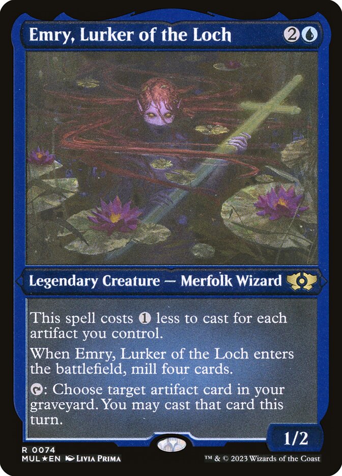 Emry, Lurker of the Loch - [Etched Foil] Multiverse Legends (MUL)