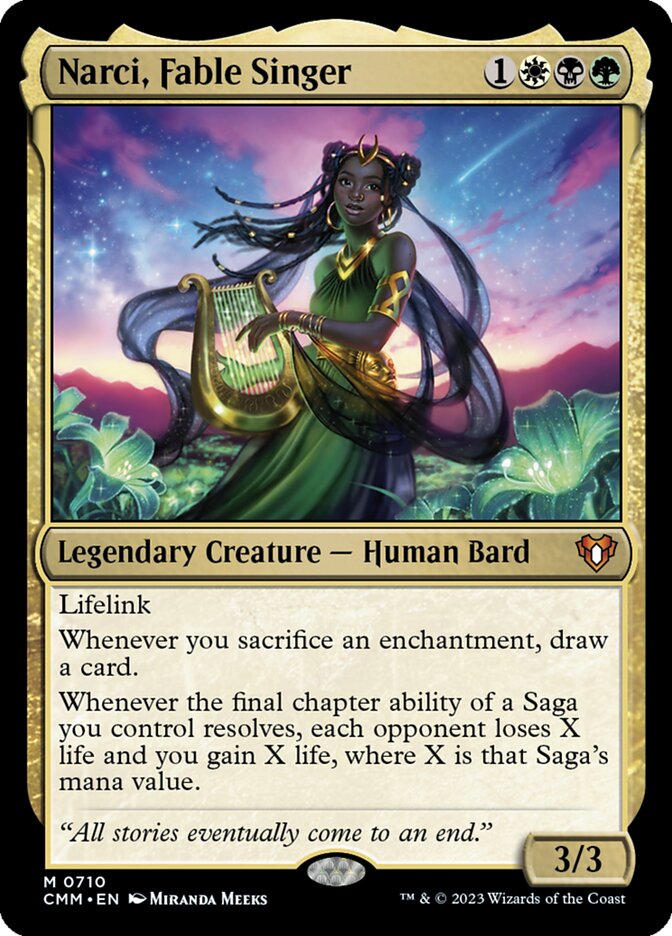Narci, Fable Singer - [Foil] Commander Masters (CMM)