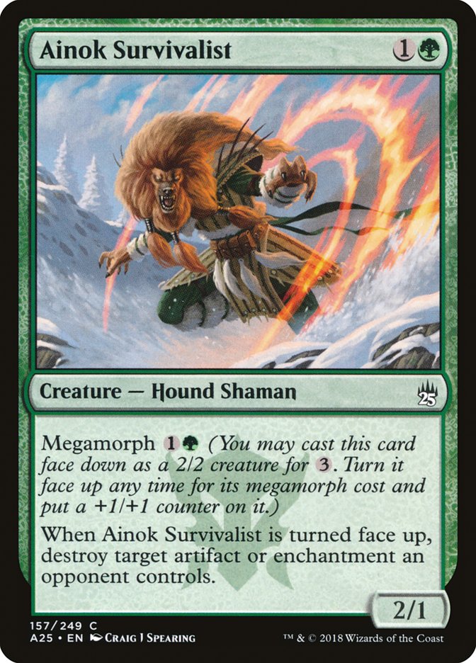 Ainok Survivalist - [Foil] Masters 25 (A25)