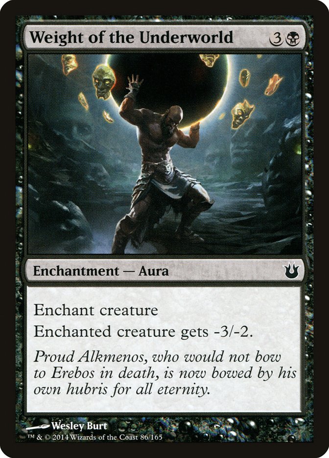 Weight of the Underworld - [Foil] Born of the Gods (BNG)