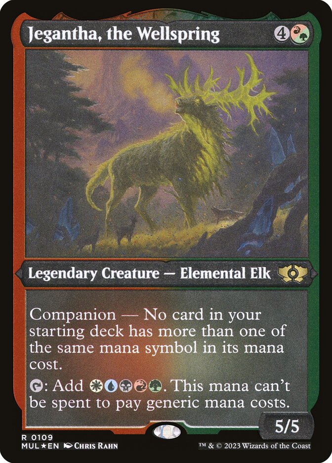 Jegantha, the Wellspring - [Etched Foil] Multiverse Legends (MUL)