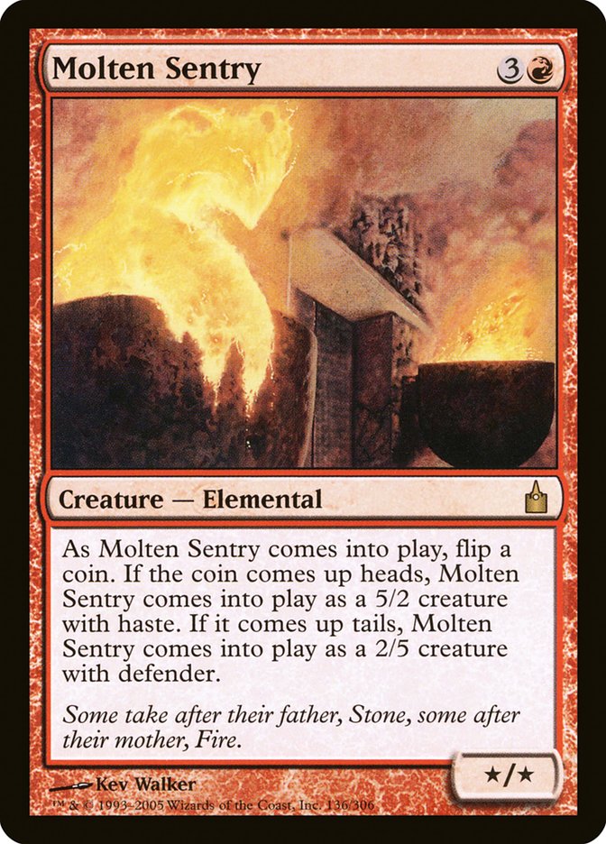 Molten Sentry - [Foil] Ravnica: City of Guilds (RAV)