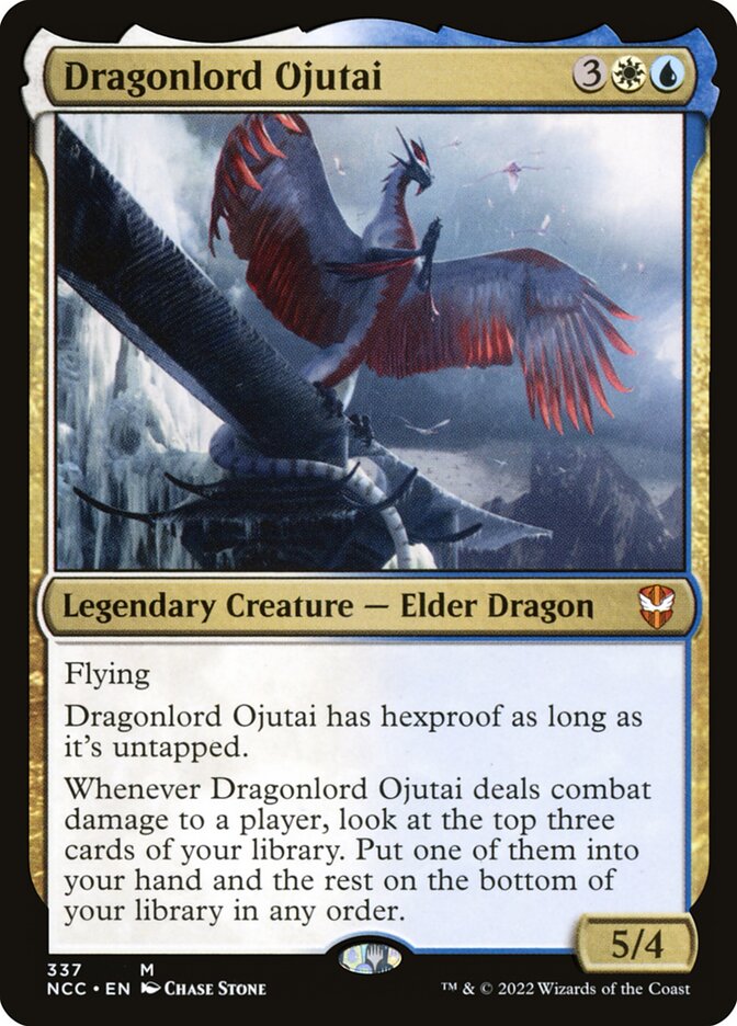 Dragonlord Ojutai - [Foil] New Capenna Commander (NCC)