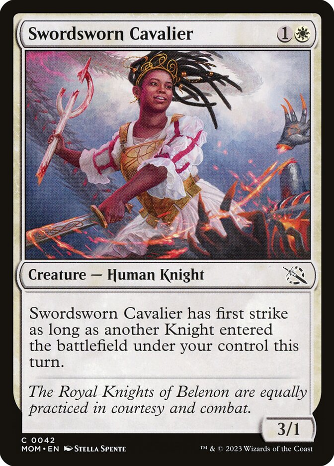 Swordsworn Cavalier - [Foil] March of the Machine (MOM)