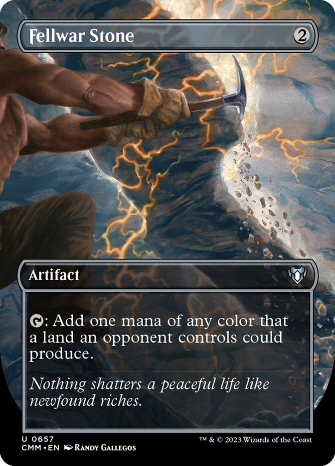 Fellwar Stone - [Borderless] Commander Masters (CMM)